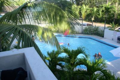 View from the patio/deck of our suite at PIBC
