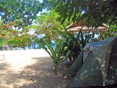 Cudugman beach where we stayed overnight as the first official guests