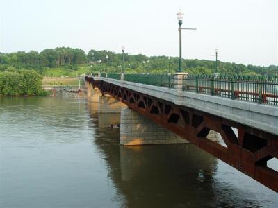 bridge span from Owego side