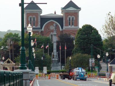 Tioga Co courthouse from new bridge