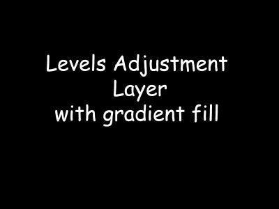 Levels Adjustment Layer