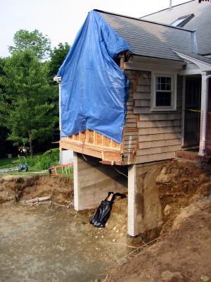 Continuing of excavation