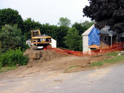 Continuing of excavation