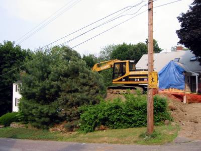 Continuing of excavation