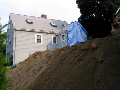 Continuing of excavation