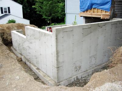 The concrete forms are off!