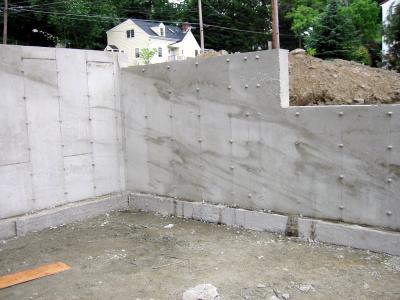 The concrete forms are off!