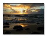 <b>Kauai Sunset</b><br><font size=2>Kee Beach, Kauai