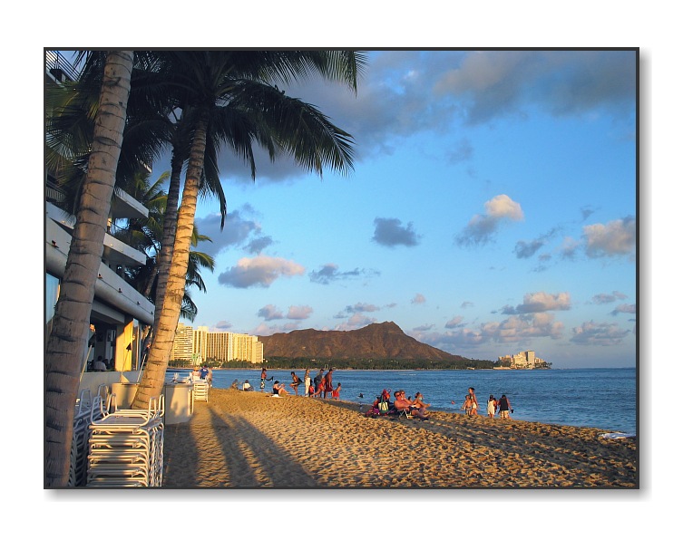 Diamond Head, Late AfternoonWaikiki Beach, Oahu