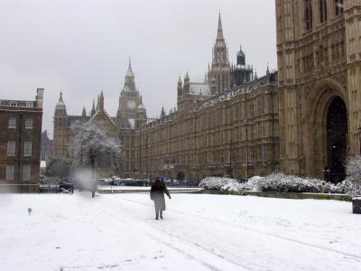 London in the Snow