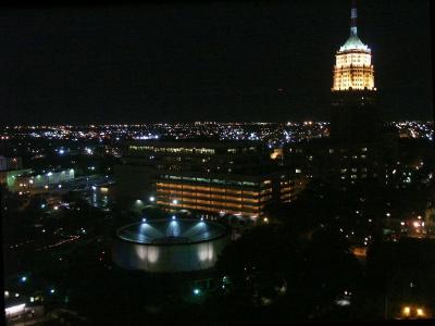 Downtown San Antonio at night