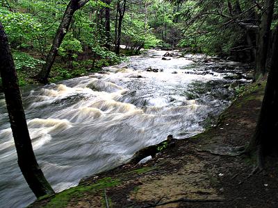Slow Shutter on  fast moving water at Bushkill