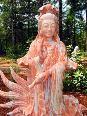 Closeup of the Lady Buddah