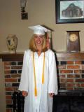 Mallory in her cap and gown