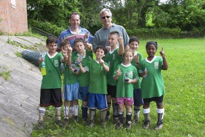 Kicking Cobras Soccer Team -- Spring 2003 -- Game 6