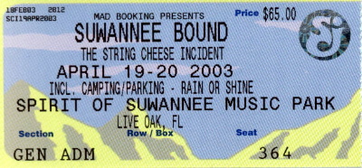 String Cheese Incident 4/19/03