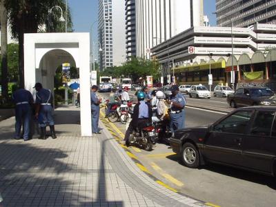 The only city in Asia in which I saw motorbike lunatics being ticketed. Gratifying, eh?