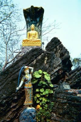 Lady Blue Snake and Buddha