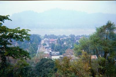 View from the hill, toward the Mekong