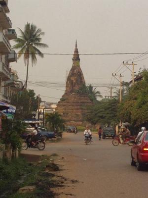 The black stupa
