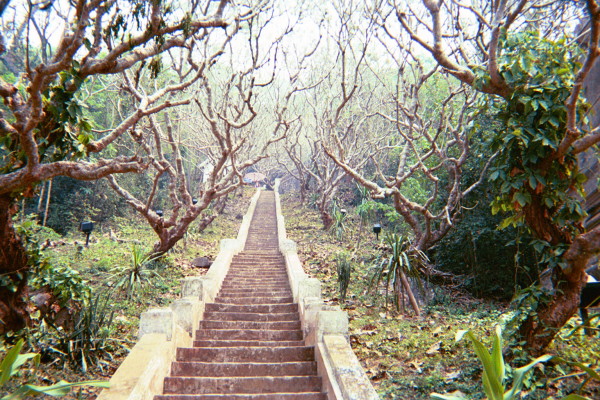 Stairway to the temple at the top of the hill. Its name escapes me.