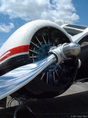 1952 C-45 H / Beech 18 starboard engine