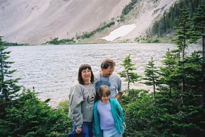 Bryan D. Harris family at Hidden Lake