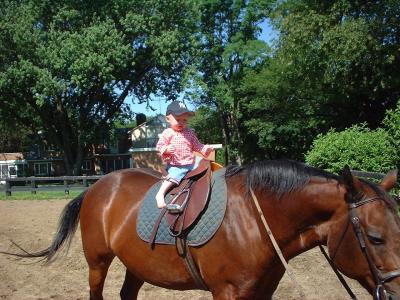 FIRST RIDING LESSON