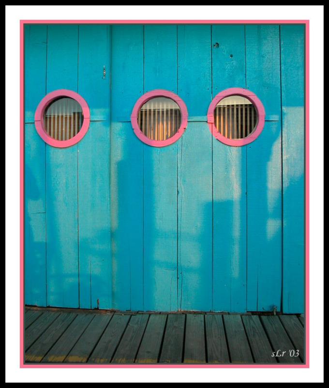 Pink, Blue w/ shadows