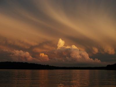 sunset storm by Dave Vichich