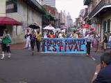 Begining of the French Quarter Festival