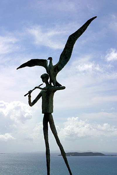 Bird Boy Statue