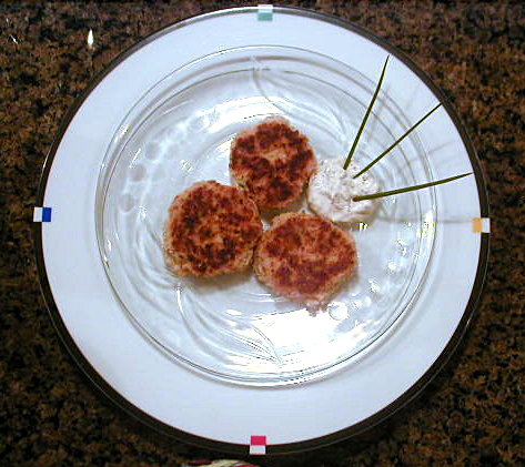 Jalapeno shrimp cakes with spicy remoulade