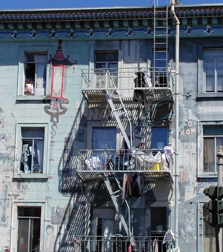 Fire Escape and Laundry