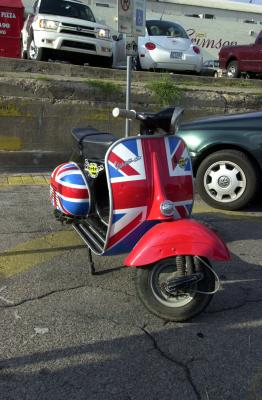 Brit Vespa, Down Town, Austin, TX