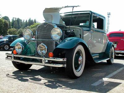 1931 Essex w/5.0 Ford V8 - Taken at Pomona Fairgrounds Twilight Cruise on July 2, 2003