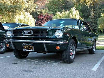 
1966 Mustang Coupe - Taken at Pomona Fairgrounds Twilight Cruise on July 2, 2003