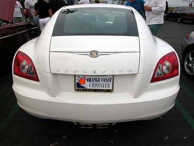 The new Chrysler Crossfire - Taken at Crystal Cove State Beach Sat. Morn. Cruise