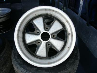 8 x 15 Fuch Alloy Wheel Before Restoration - Front