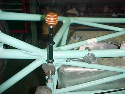 Shifter with 1 st. gear lockout reverse lockout.