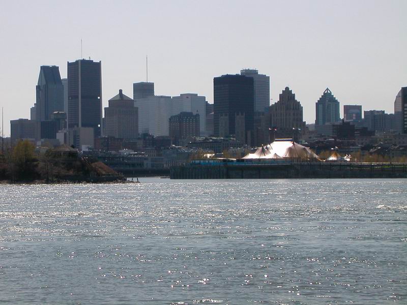 Montral vue depuis le parc Jean Drapeau