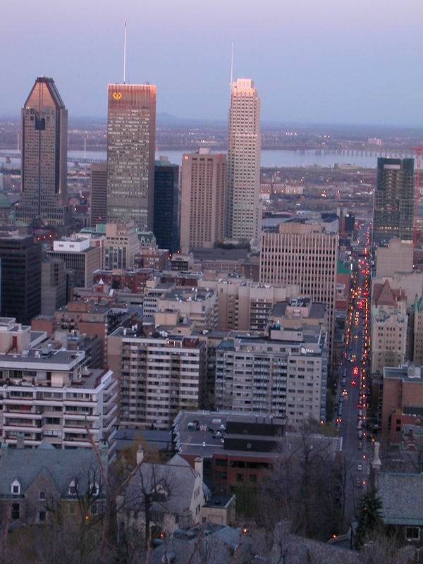 Montréal vue de Mont-Royal