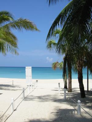 Our 1st glimps of 7 mile beach!! This is my heaven!!!