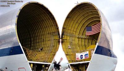 NASA's Aerospacelines 777SGT-201F N941NA aviation air show stock photo #HSV117K_021