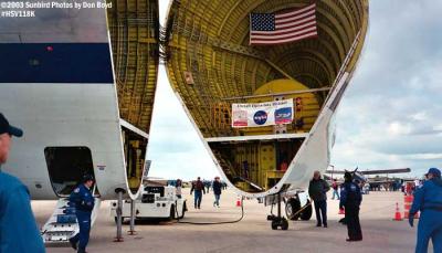 NASA's Aerospacelines 777SGT-201F N941NA aviation air show stock photo #HSV118K_023