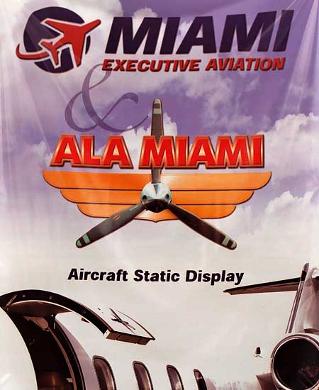 Miami Executive Aviation & ALA Miami banner stock photo #ALA009K