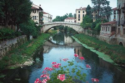 3rd day, San Michele Bridge, Vicenza, Italy, in this day we sleep at Trieste, Italy.