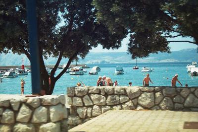 4th day, it's an amazing landscape but very rocky, just a few beaches along the coastline and they're not made of sand, Croatia