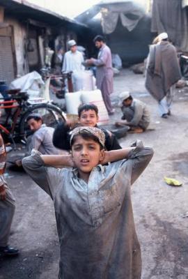 Boy in alley, Peshawar