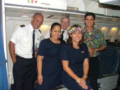 Last flight to Maui:  AQ232 Crew